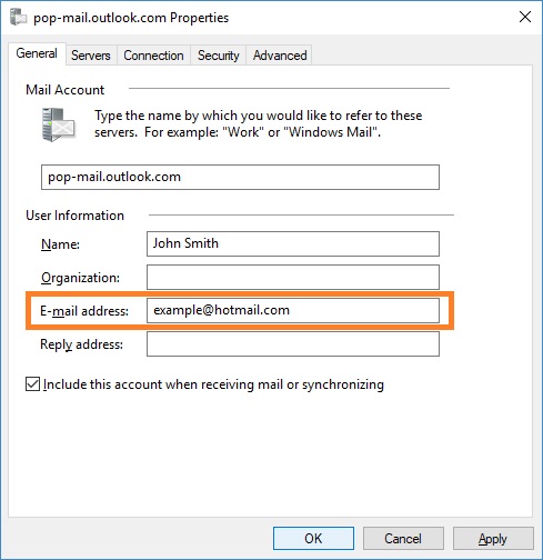 Send or receive emails from other accounts using Hotmail Windows Live